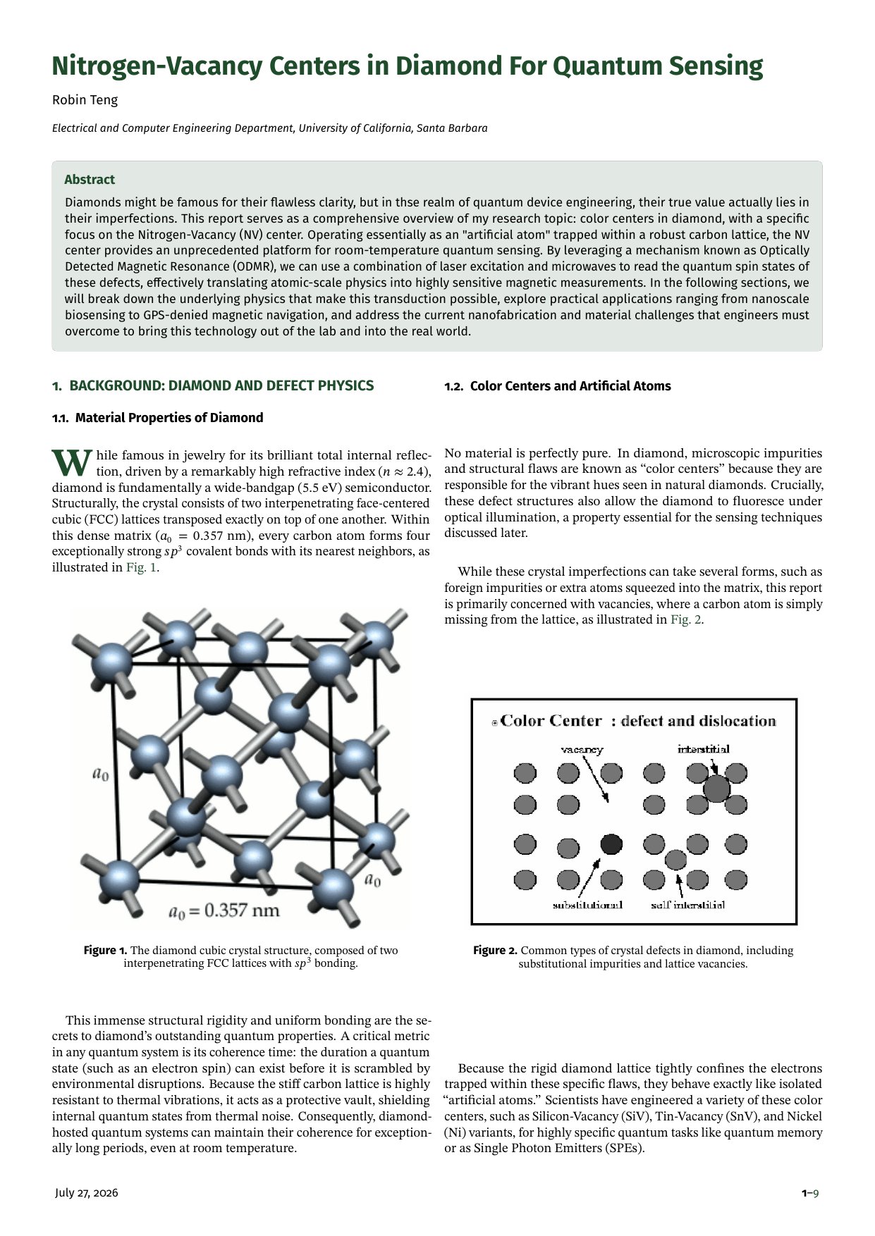 First page of the NV center review paper